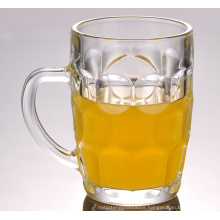 1.0L glass mug with silk scream printing